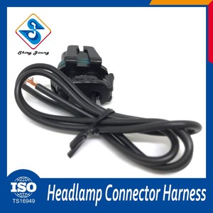 Buena Calidad de soporte de la lámpara 2 pin hombre mujer impermeable conector del mazo de cables - Product Image 2