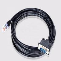 Cable adaptador de consola DB9 hembra RS232 serie a CAT5e RJ45 LAN Ethernet