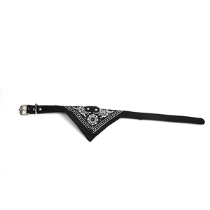 Collier Triangle en cuir PU, ajustable, pour chat, accessoire mode destiné aux animaux de compagnie, à pois, bandana pour chiens