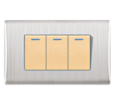 Factory Newest Design Electronic Wall Switch 2Gang 1Way/2Way Power America Standard Light Wall Switch