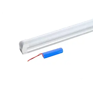 T8 led tube fuxture rechargeable alimenté par batterie T8 d'urgence a mené la lumière de tube