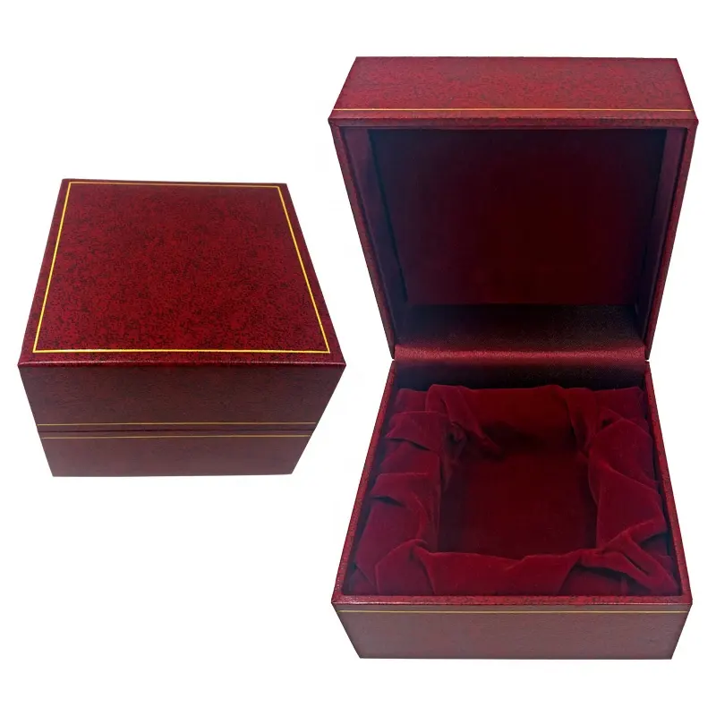 Gold Line กล่องของขวัญเครื่องประดับสุดหรู,ปั๊มร้อนกล่องของขวัญสำหรับเก็บคริสตัลคิวบ์