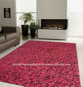 Ensemble personnalisable de tapis à poils longs à motifs abstraits de différentes tailles pour la maison et la prière Style uni - Product Image 3