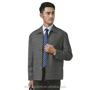 Wholesale Japan Style Big Size Men's Business Suit Gray Working Jacket Coats