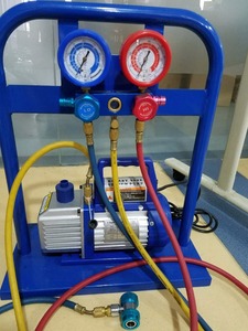 China OEM Supplier Refrigeration <strong>Tool</strong> Single Stage220v/110v/60hz 3/4hp 8cfm <strong>Hvac</strong> Vacuum Pump and R410A Manifold Pressure Gauge