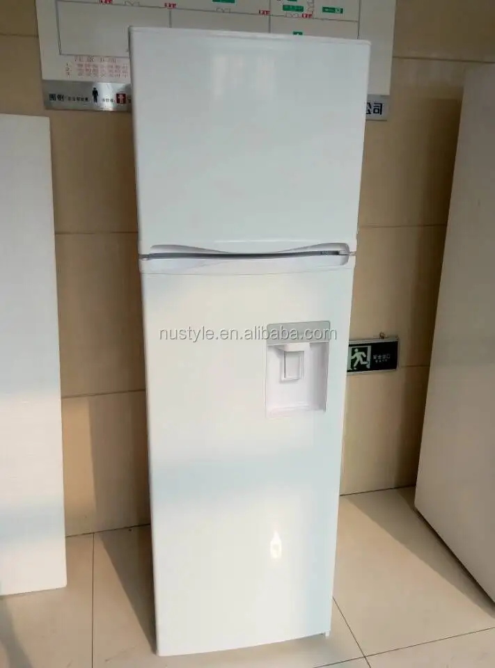 BCD-275W, doble puerta, refrigerador Freerzer superior, con dispensador de agua, descongelar