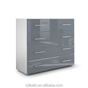 <span class=keywords><strong>Cassettiera</strong></span> Moderna in Legno Massello per <span class=keywords><strong>Soggiorno</strong></span> con Finitura Lucida - Product Image 2