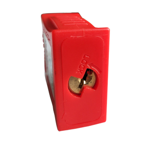 <span class=keywords><strong>Cadenas</strong></span> de sécurité thermoplastique avec anse en acier de 6 mm, verrouillage différentiel, même clé, 1 clé, cylindre en nylon, pour porte en bois BREED - Product Image 5