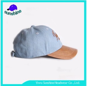 Unisex Vistiendo Jeans Bordado 3d Máquina De Béisbol Gorra Con Visera De Cuero - Product Image 2