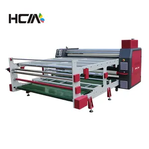 Roll to Roll Fabric Heat transfer machine, T Shirt sublimation machine, Heat press machine for scarf and Textile