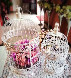 अच्छी गुणवत्ता कारखाने सीधे 14x25CM के आकार सस्ते फैशन उच्च गुणवत्ता वाले पक्षी पिंजरे - Product Image 2