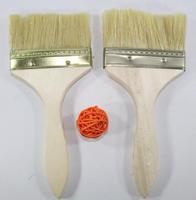 Pinceau à peinture en poils de porc de 2 pouces, manche en bois, poils en plastique, rouleau de nettoyage de surface, brosse d'escalade, ODM