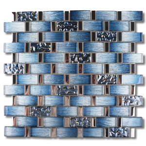 มาเลเซียสไตล์กระจกกระเบื้องราคาโบราณห้องน้ำชั้นแก้วกระเบื้องโมเสค - Product Image 2