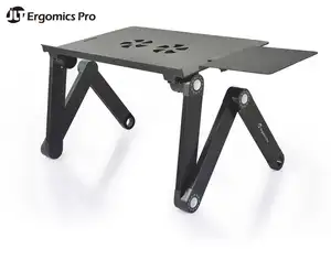 Di alta qualità pieno di Alluminio del computer portatile del supporto da tavolo sul letto o divano