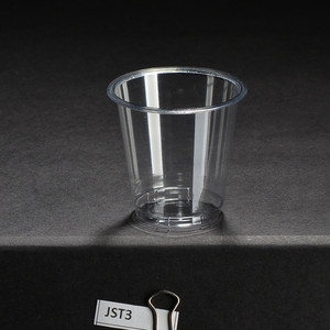 100ml 62mm Tasses de dégustation transparentes jetables pour animaux de compagnie Tasse en plastique Mini tasse de dégustation 3oz - Product Image 3