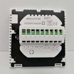 Fcu cuộn dây Quạt 2 ống màn hình cảm ứng HVAC Wifi phòng khách sạn nhiệt - Product Image 6