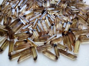 Commercio all'ingrosso naturale citrino affumicato sementi lemuriani di quarzo punto di cristallo esemplare altri oggetti di cristallo - Product Image 6