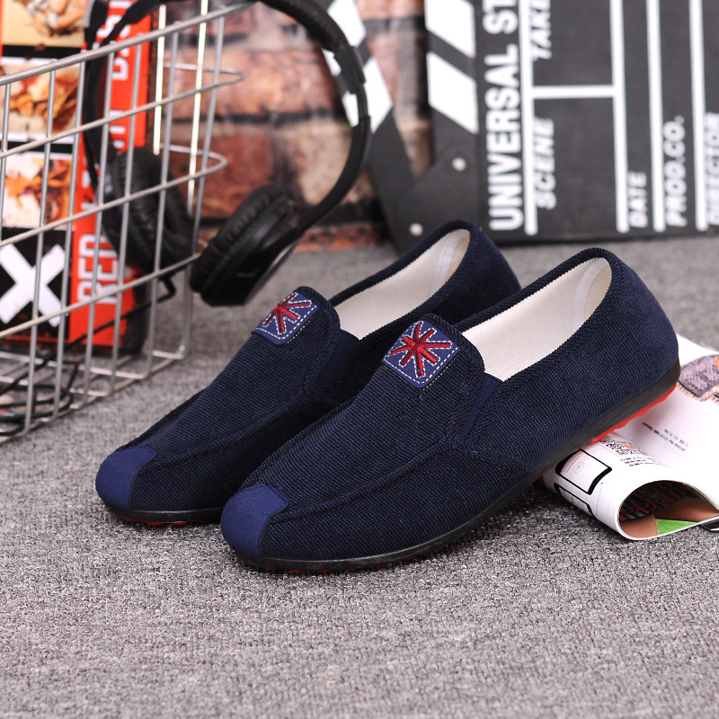 Последняя модель мужской повседневной холщовой мягкой спортивной обуви