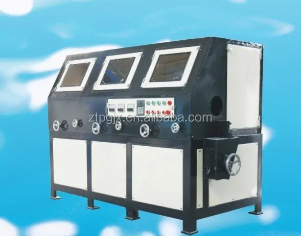 Stainless steel polishing machine for round pipe