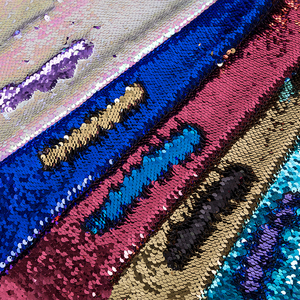Nanyee-tela <span class=keywords><strong>de</strong></span> lentejuelas, tejido Reversible <span class=keywords><strong>de</strong></span> color melocotón y rosa - Product Image 6
