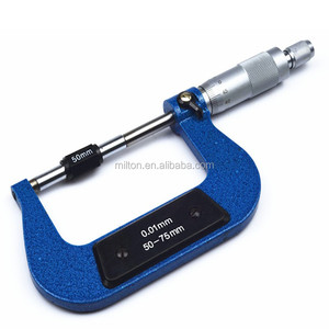 Micrómetros Exteriores, Calibrador de Espesor 0-25 mm, 25-50 mm, 50-75 mm, 75-100 mm, Micrómetro, Juego de 4 Piezas - Product Image 5