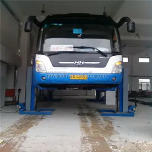 QTJ20-4C 20T hot sell mobile Mechanical auto car service 4 columns truck lift with 1500mm lifting height