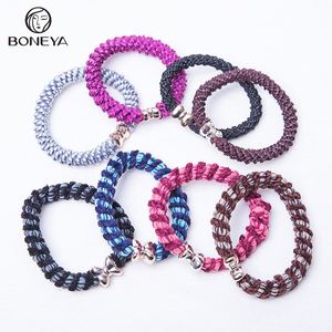 Durable <span class=keywords><strong>scrunchies</strong></span> pelo al por mayor Goody color caramelo lazos del pelo para los arcos del pelo de <span class=keywords><strong>las</strong></span> muchachas - Product Image 4