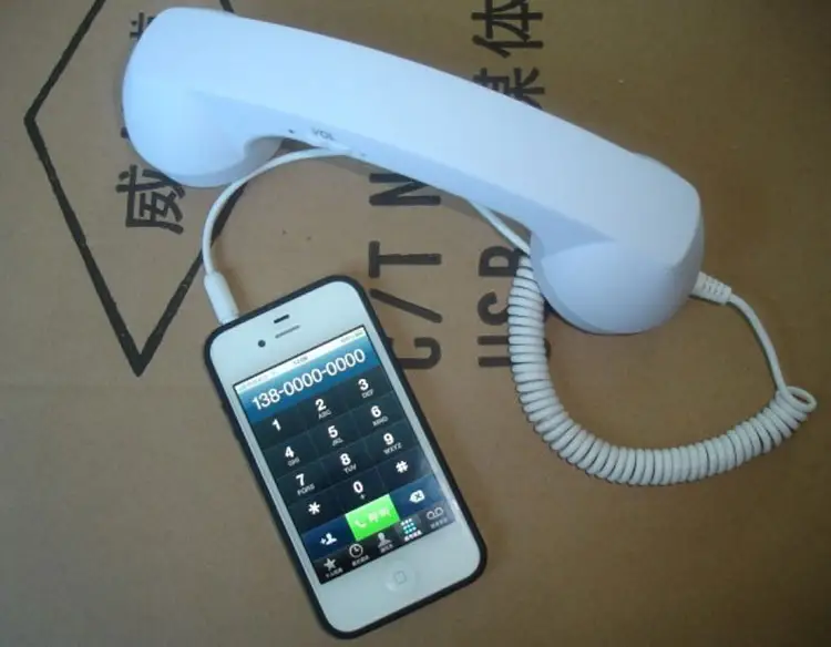 Mobile電話受信機3.5ミリメートルAudio AUX Volume Control Earphone Phone Handset Speaker