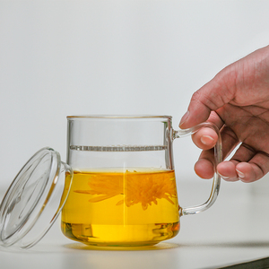 Cadeau de mariage fait main, <span class=keywords><strong>tasse</strong></span> à <span class=keywords><strong>infusion</strong></span> de <span class=keywords><strong>thé</strong></span> en verre fin - Product Image 3