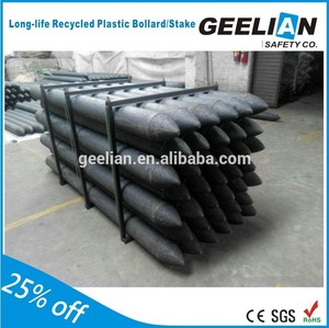 Fábrica reciclado sólido poste de plástico con <span class=keywords><strong>precio</strong></span> bajo - Product Image 3