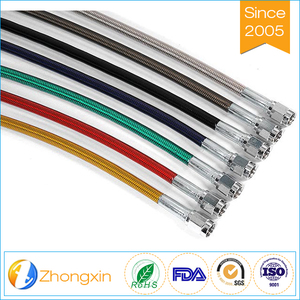 Гибкой прочной резины тормозной шланг ptfe тефлон тормозной шланг - Product Image 1