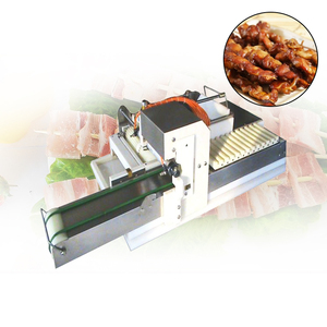Broyeur à viande professionnel entièrement automatique shashlik, ficelle à cordon, appareil de découpe pour kebab, viande, <span class=keywords><strong>barbecue</strong></span>, 1 pièce - Product Image 2