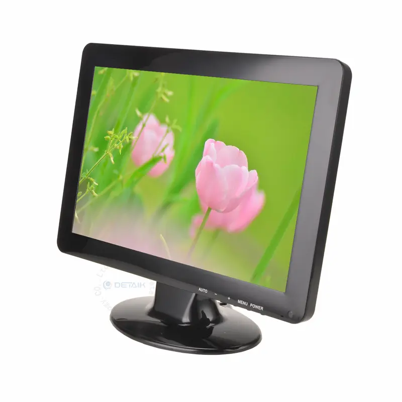 Harga Terbaik 12 Inch LCD Descktop Monitor Buah dengan Televisi Layar Lebar 16:10 12.1 Inch TFT LED Monitor Televisi