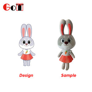 Promozione Creativo Personalizzato Famoso Coniglio Giocattoli di Peluche Con Il Marchio Su Misura - Product Image 2