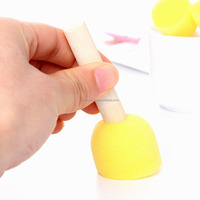 4 pinceaux tampon éponge pour le dessin des enfants