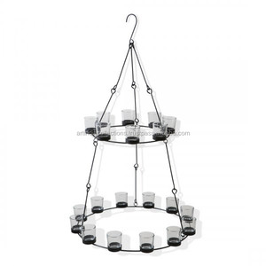 Lustre suspendu, lustre en fil de fer, lustre décoratif pour la décoration de la maison décoration de bureau décoration de mariage - Product Image 1