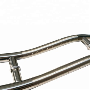 Trang Trí Phụ Kiện Cửa <span class=keywords><strong>S</strong></span> Shape Rắn Rỗng Bằng Thép Không Gỉ 304 Tay Nắm Cửa - Product Image 5