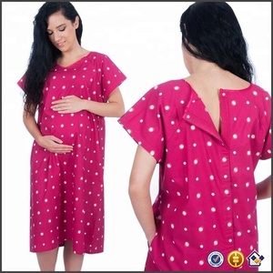 Batas de Maternidad KY para Mujeres Embarazadas, Batas de Hospital Personalizadas al por Mayor, Batas de Parto, Batas de <span class=keywords><strong>Lactancia</strong></span> para Madres - Product Image 2
