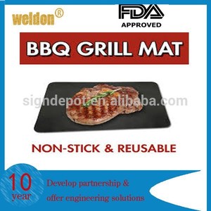 2 pcs Non - bâton <span class=keywords><strong>Barbecue</strong></span> Grill tapis <span class=keywords><strong>de</strong></span> <span class=keywords><strong>cuisson</strong></span> <span class=keywords><strong>Barbecue</strong></span> Liner <span class=keywords><strong>feuille</strong></span> <span class=keywords><strong>de</strong></span> <span class=keywords><strong>cuisson</strong></span> en téflon réutilisable - Product Image 2