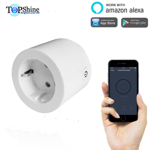 Topshine 2019 16A EU Loại Mini <span class=keywords><strong>Wifi</strong></span> Cắm <span class=keywords><strong>Wifi</strong></span> Outlet Làm Việc Với <span class=keywords><strong>Alexa</strong></span> Và Google Nhà Cho Điều Khiển Bằng Giọng Nói - Product Image 2