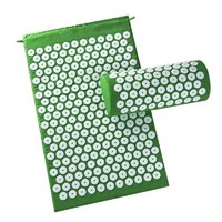 Tapis d'acupression professionnel, pour la Relaxation musculaire, Set de matelas et oreiller à ongles