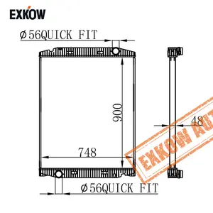 Radiator Water Cooler For Iveco Stralis 2002- 504011119