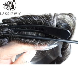 100% Human <strong>Hair</strong> Toupee for <strong>Men</strong> <strong>Hair</strong> <strong>Piece</strong> - Product Image 2