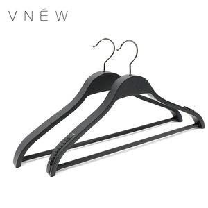 <span class=keywords><strong>Zara</strong></span> Style Flat Hogar Ahorro de espacio Camisa negra Abrigo Percha de plástico para ropa - Product Image 6