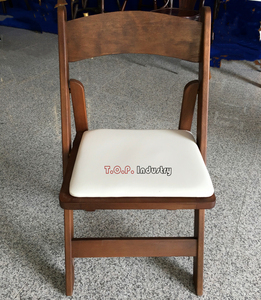 Used Modern Portable Birch Wood <strong>Folding</strong> <strong>Dining</strong> <strong>Chairs</strong> for Hotel and Outdoor Use - Product Image 2