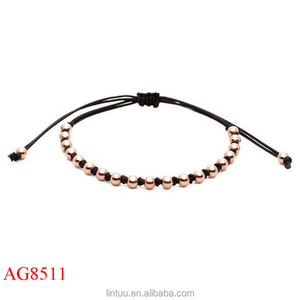 Productos de alta calidad 18 k cuentas de oro pulsera macrame pulsera hecha <span class=keywords><strong>a</strong></span> <span class=keywords><strong>mano</strong></span> - Product Image 1