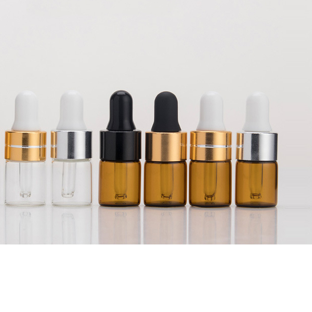 customized capacity glass dropper bottle round glass dropper bottle with rubber dropper