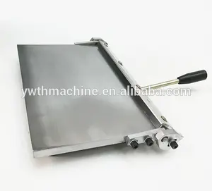 12" 14" 16" Manual Stainless Steel Folding Machine for Leather Wallet Bag