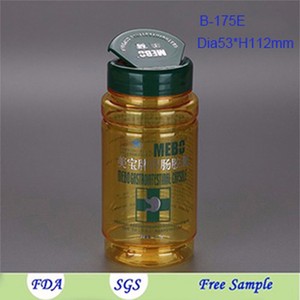 175ml Empty Health Care Plastic Medicine Bottle Vitamin <strong>Tablets</strong> <strong>Container</strong> with Aluminium Cap - Product Image 4