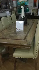 Muebles australianos para el hogar mesa de comedor de madera sólida rectangular larga de 10 asientos